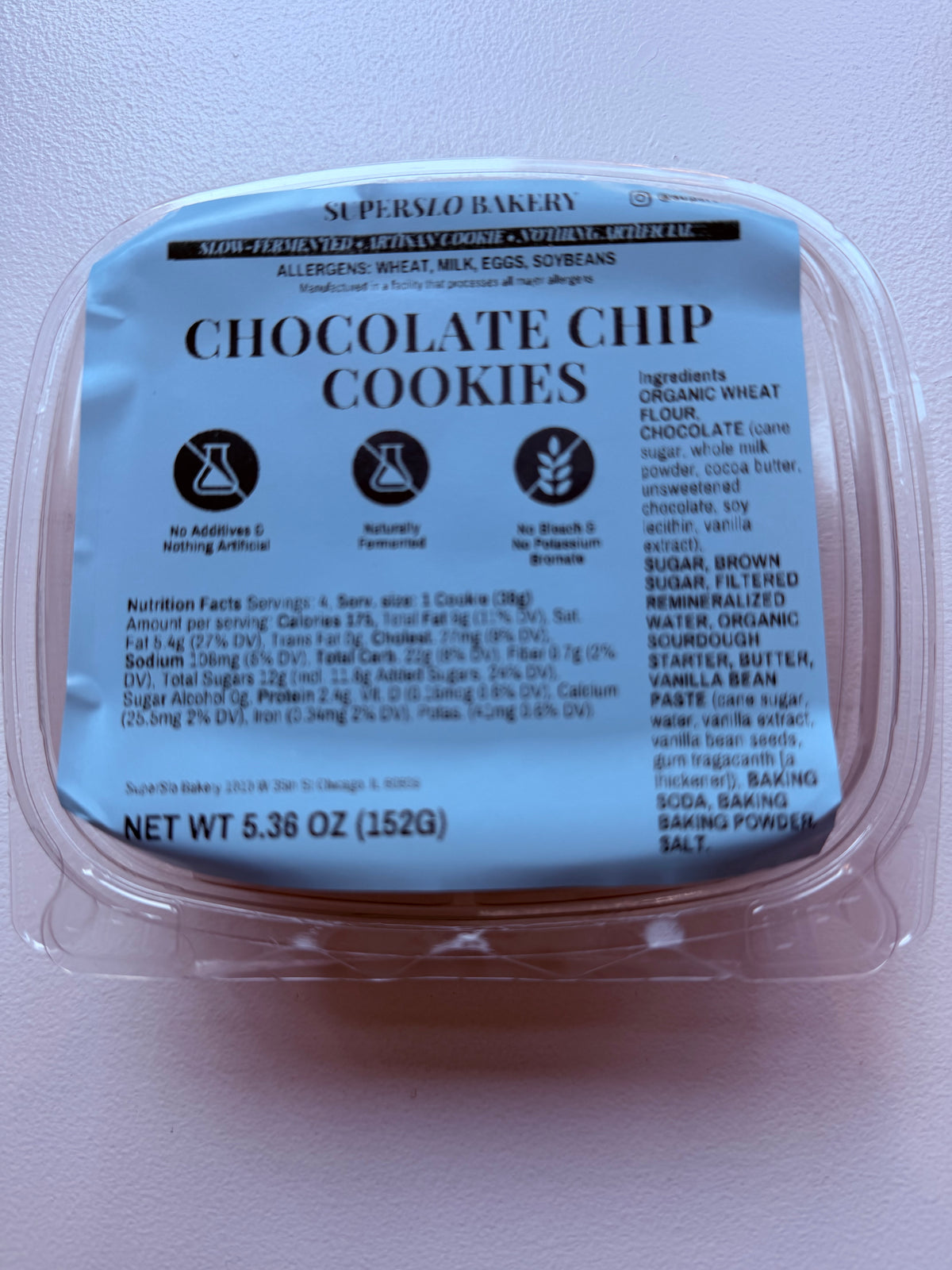 Chocolate Chip Mini Cookies 4 Pack