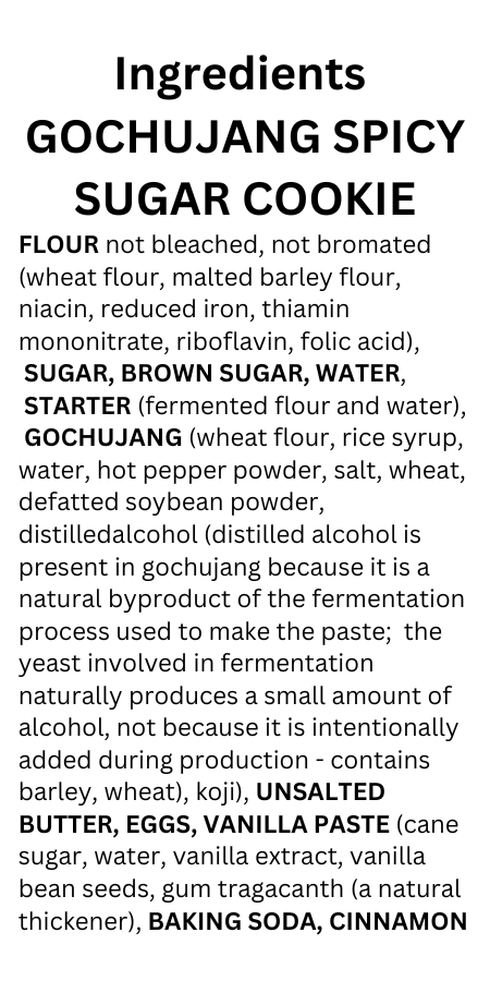 Gochujang Sugar Cookie